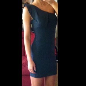 Katwalk One Shoulder Grey Fitted Cocktail Dress